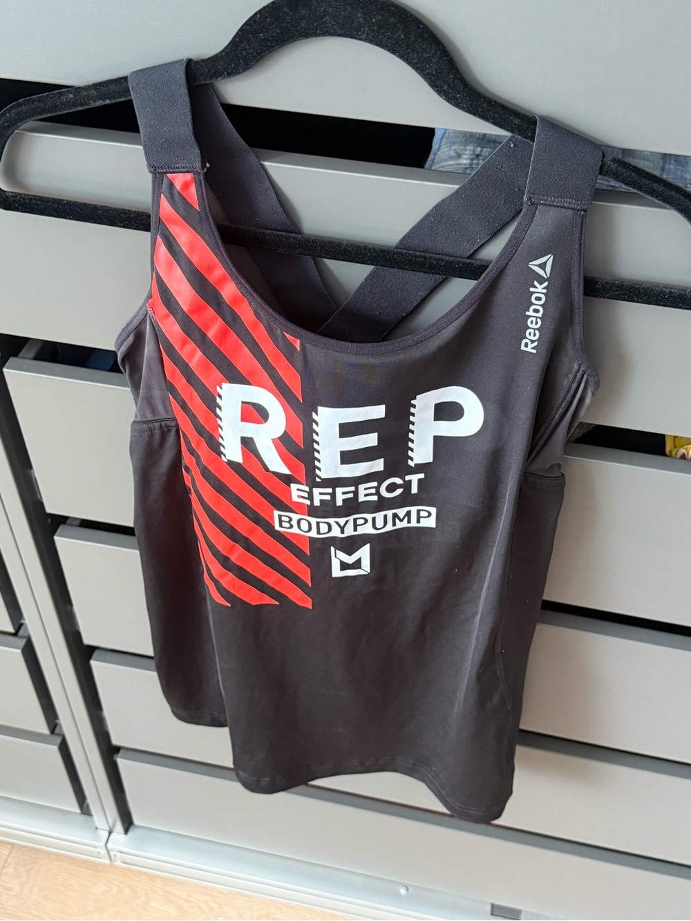 Reebok Les Mills REP EFFECT BODYPUMP Black Tank - Picture 3 of 10